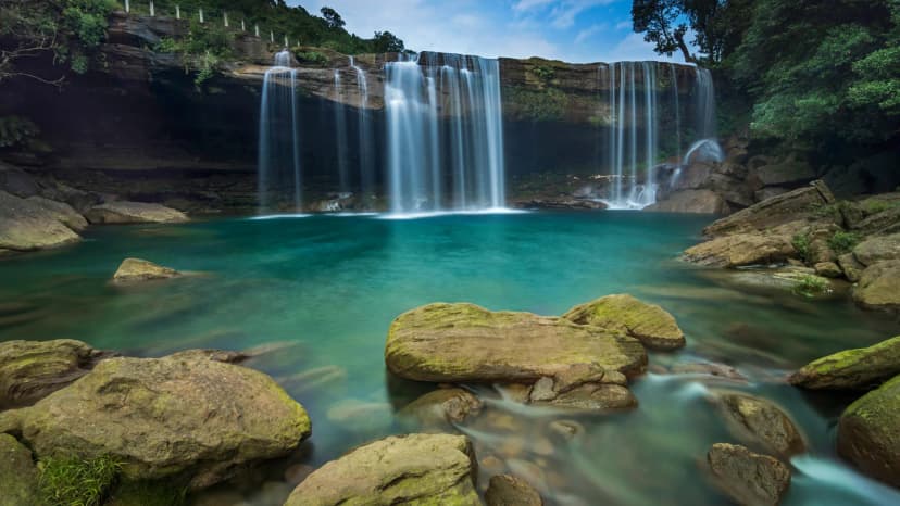 Shillong landscape in Meghalaya